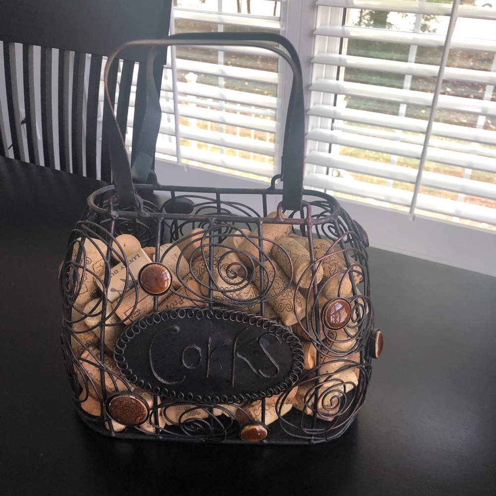 Metal Wine Cork Holder